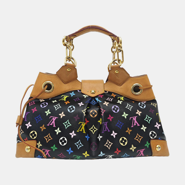 LV × TM URSULA Monogram Coated Canvas Black