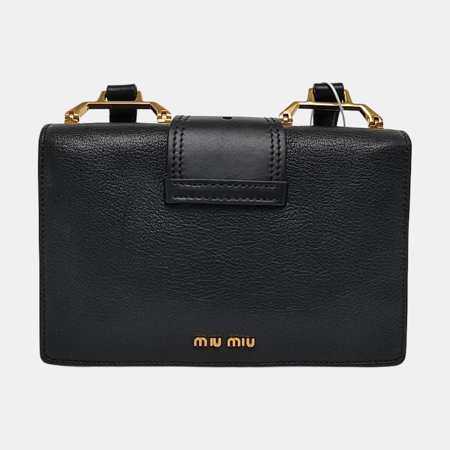 Miu Lady Calfskin Black