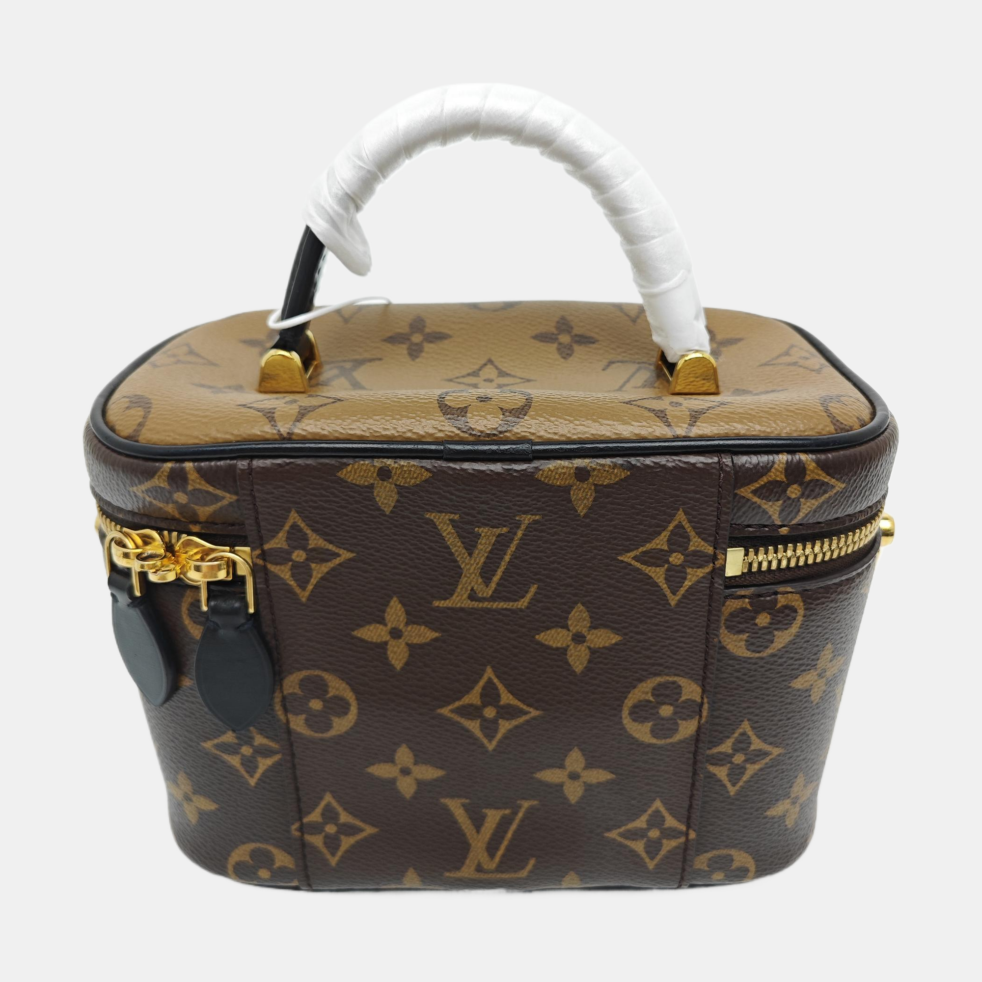 NICE Mini Monogram Coated Canvas Brown