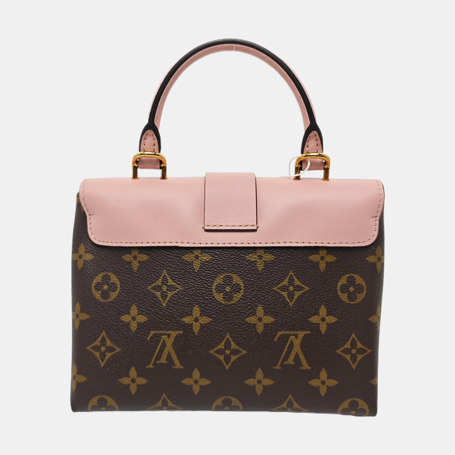 LOCKY BB Monogram Coated Canvas Pink