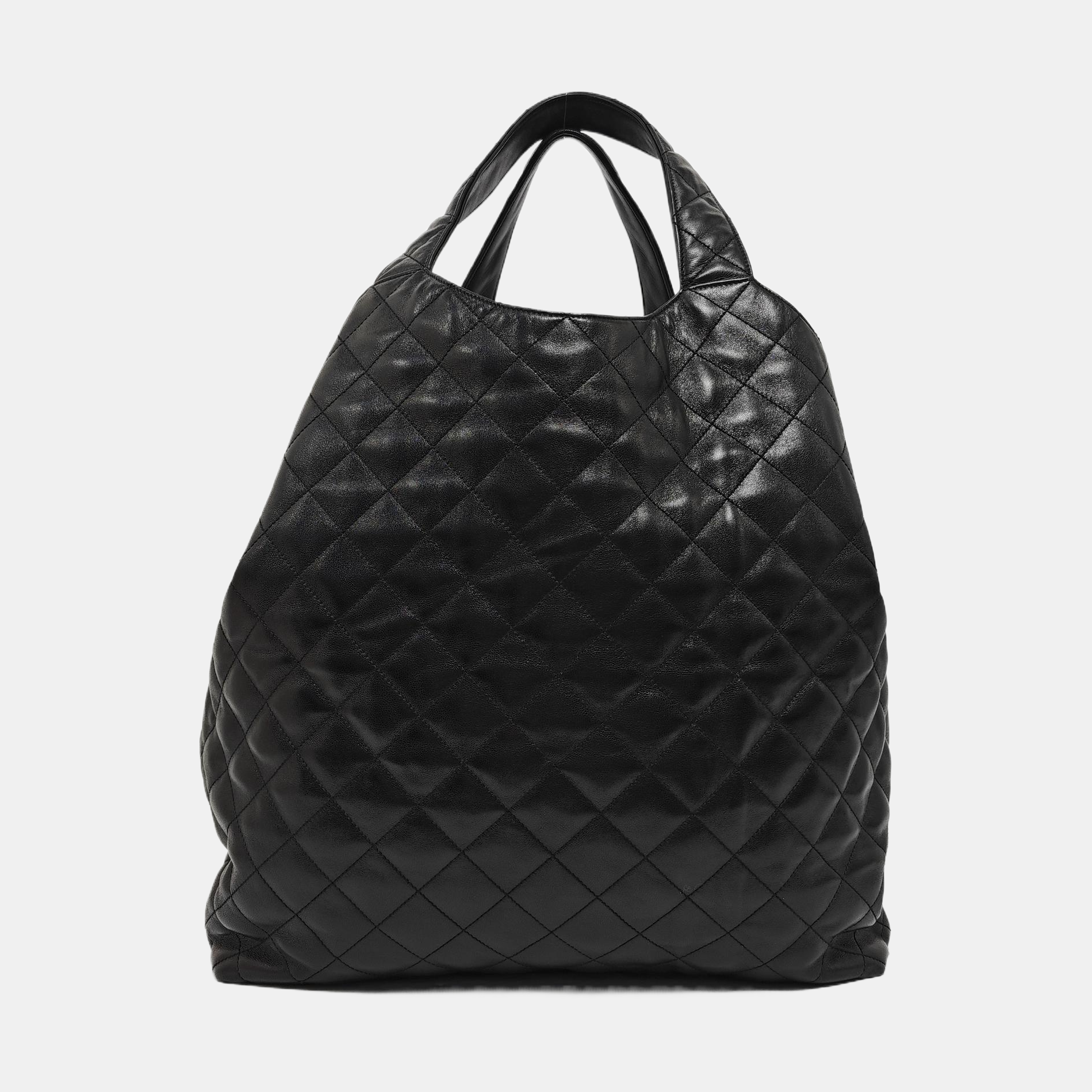ICARE Extra Large Quilted Lambskin Black