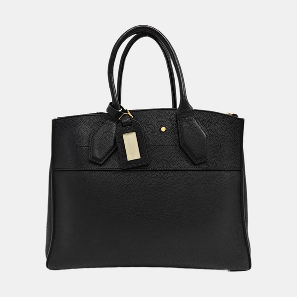 CITY STEAMER MM Calfskin Black