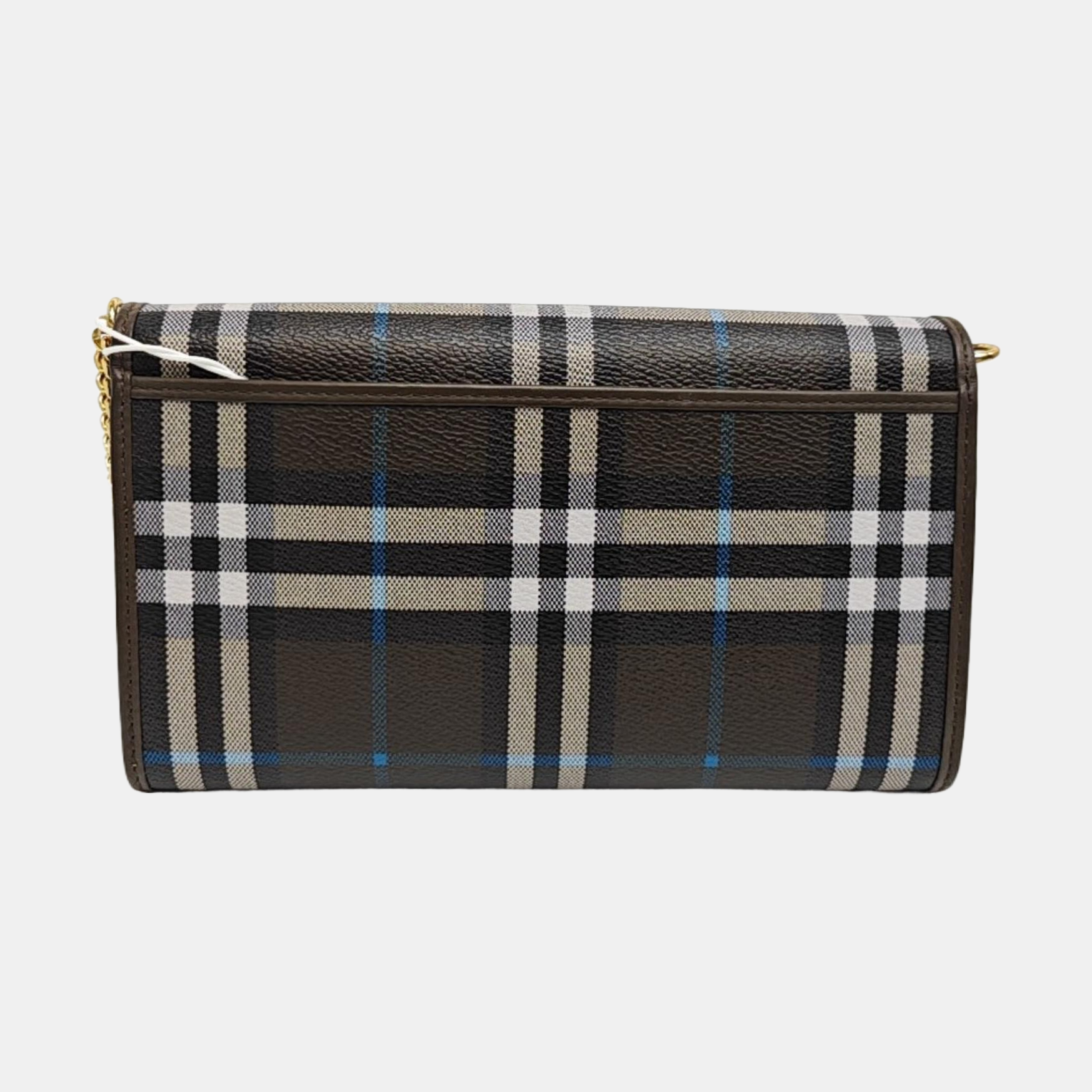 Coated Canvas Shoulder Bag Black