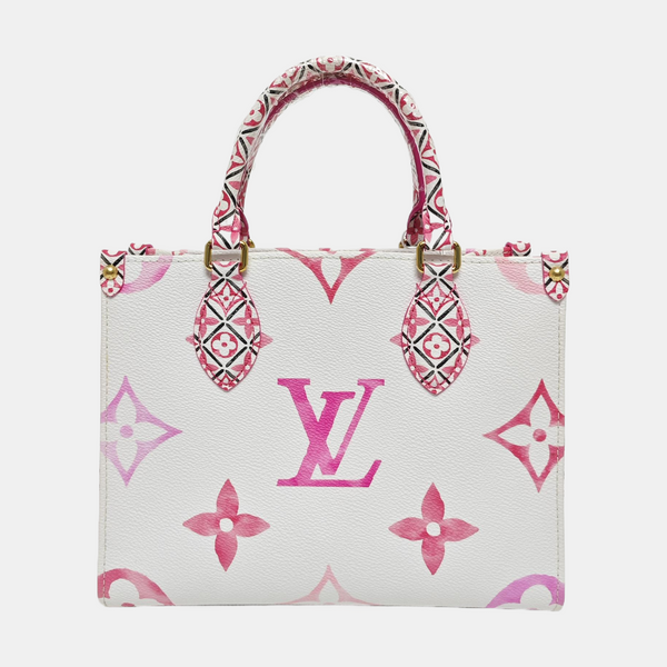 ONTHEGO PM Monogram Coated Canvas White