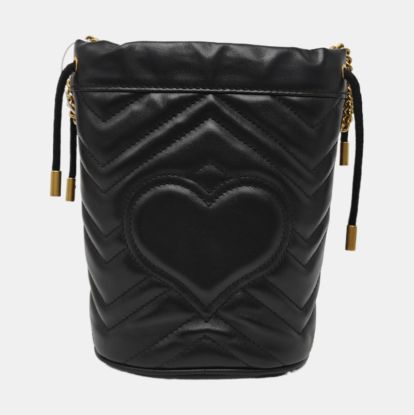 GG Marmont Mini Quilted Calfskin Black