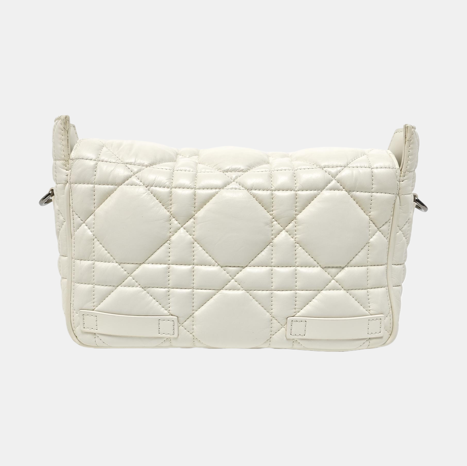 Diorcamp Small Cannage Calfskin White