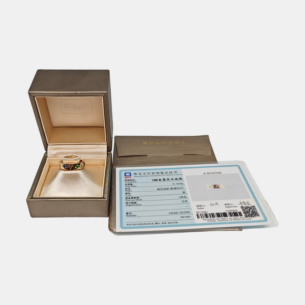 B.ZERO1 18k Rose Gold Ring EU 51
