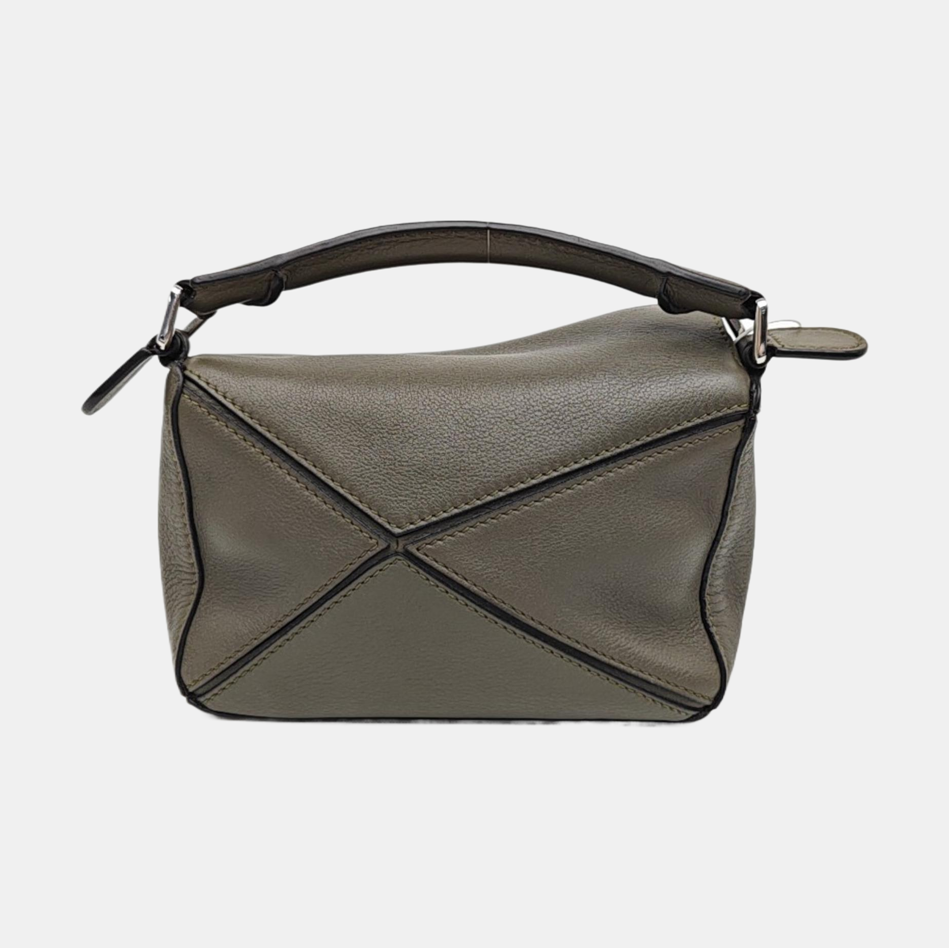 Puzzle Mini Calfskin Green