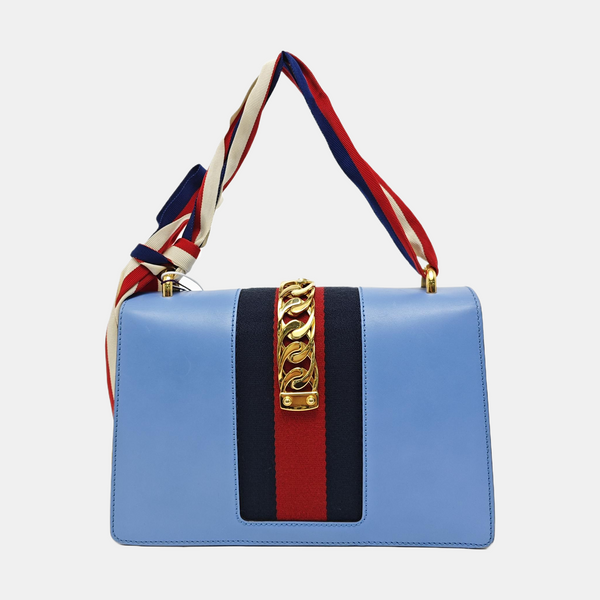 Sylvie Small Calfskin Blue