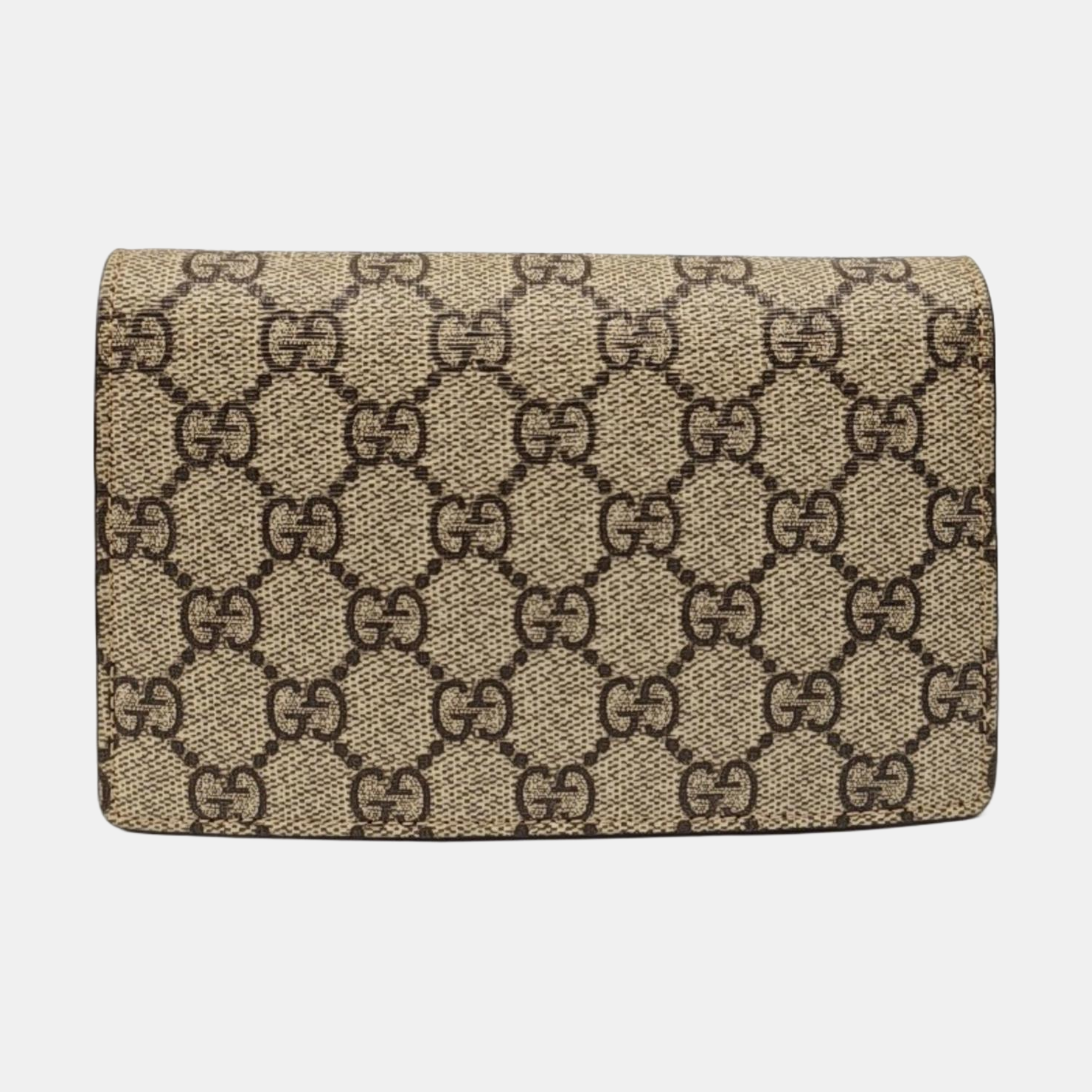 Dionysus Super Mini Monogram Coated Canvas Beige