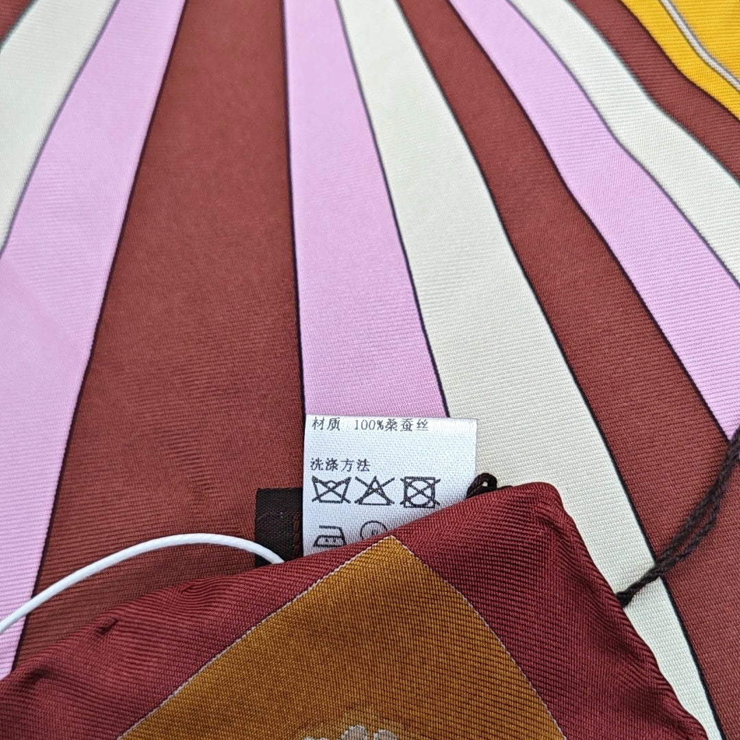 Mulberry Silk Silk Scarf Multicolor