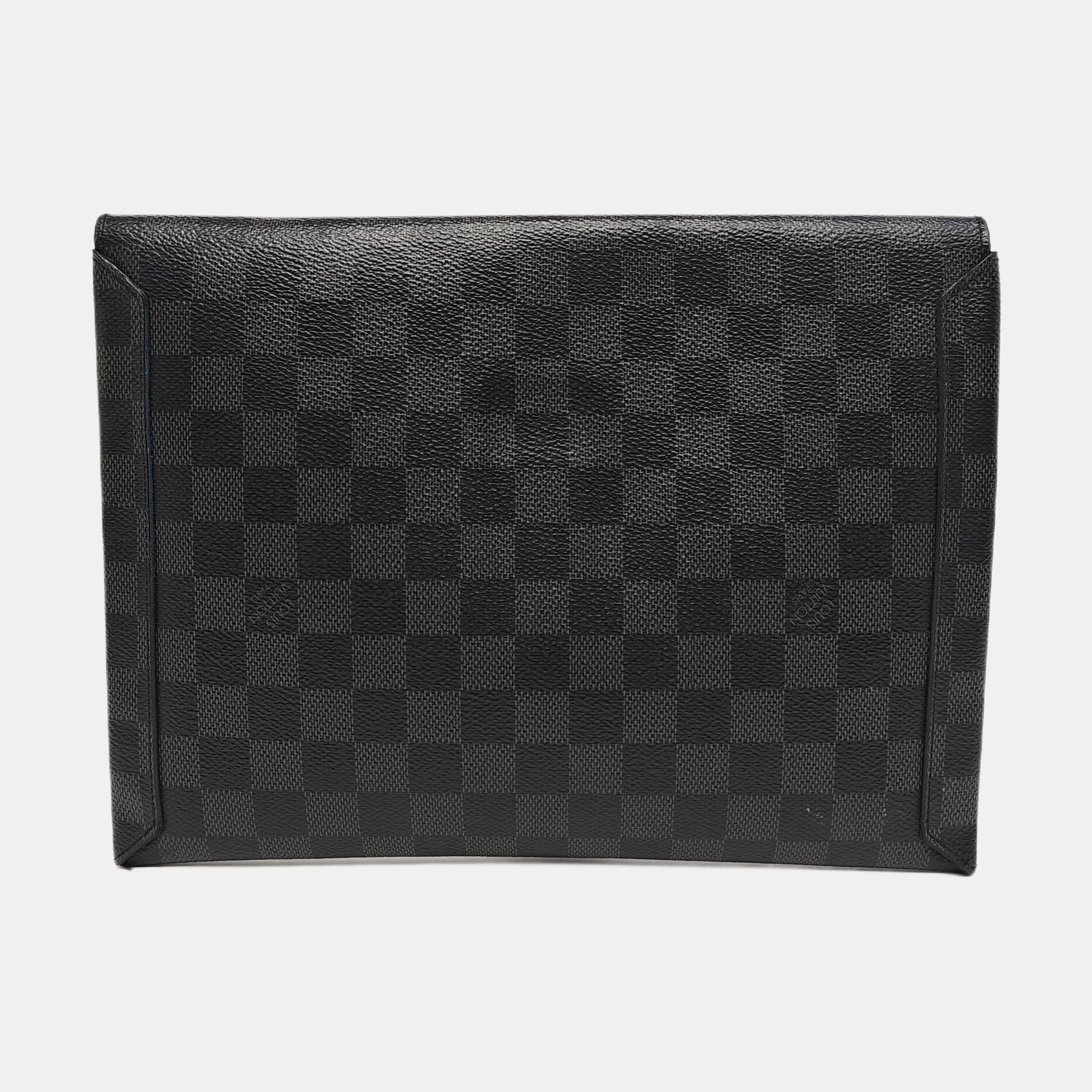 ALPHA Damier Graphite Coated Canvas Gray