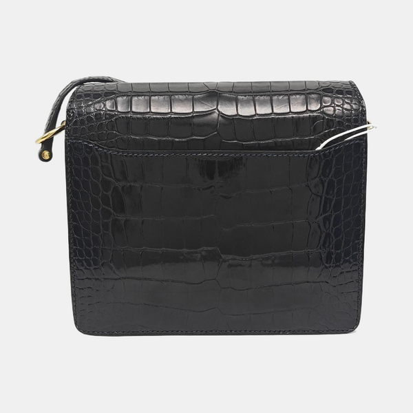Roulis Mini Shiny Porosus Crocodile Black