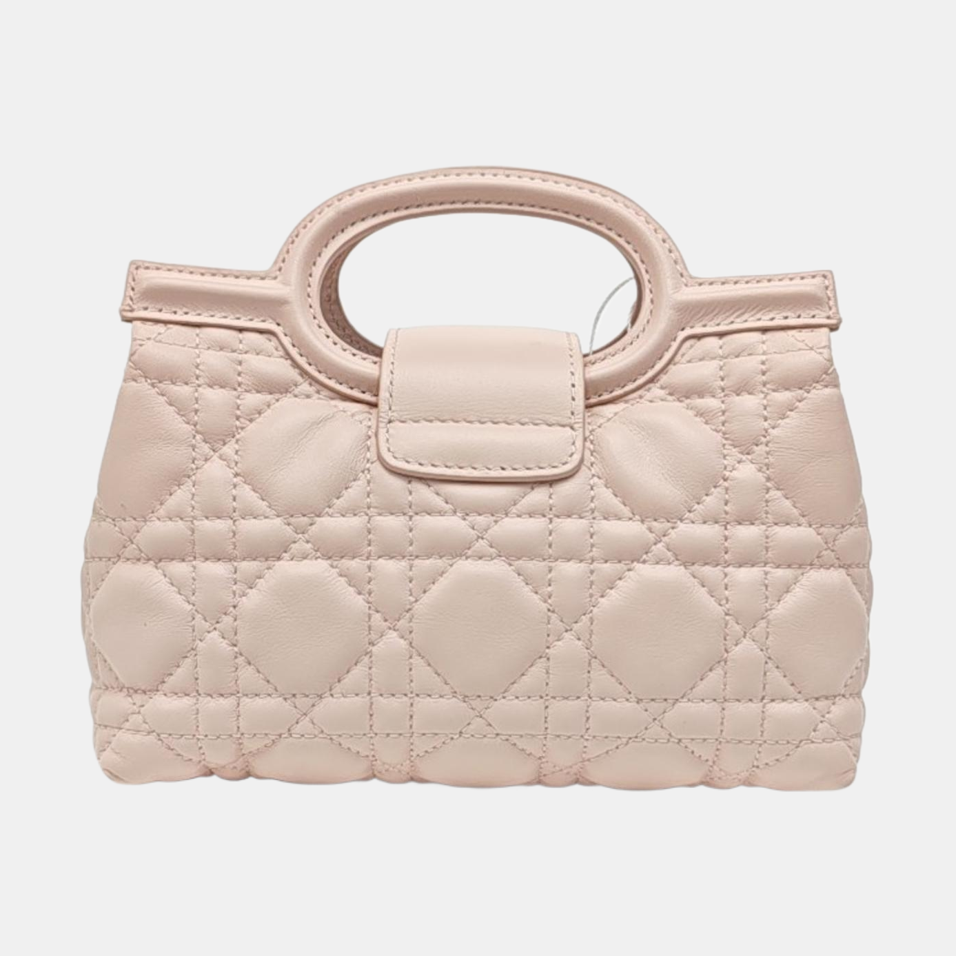 Jolie Top Handle Mini Cannage Lambskin Pink