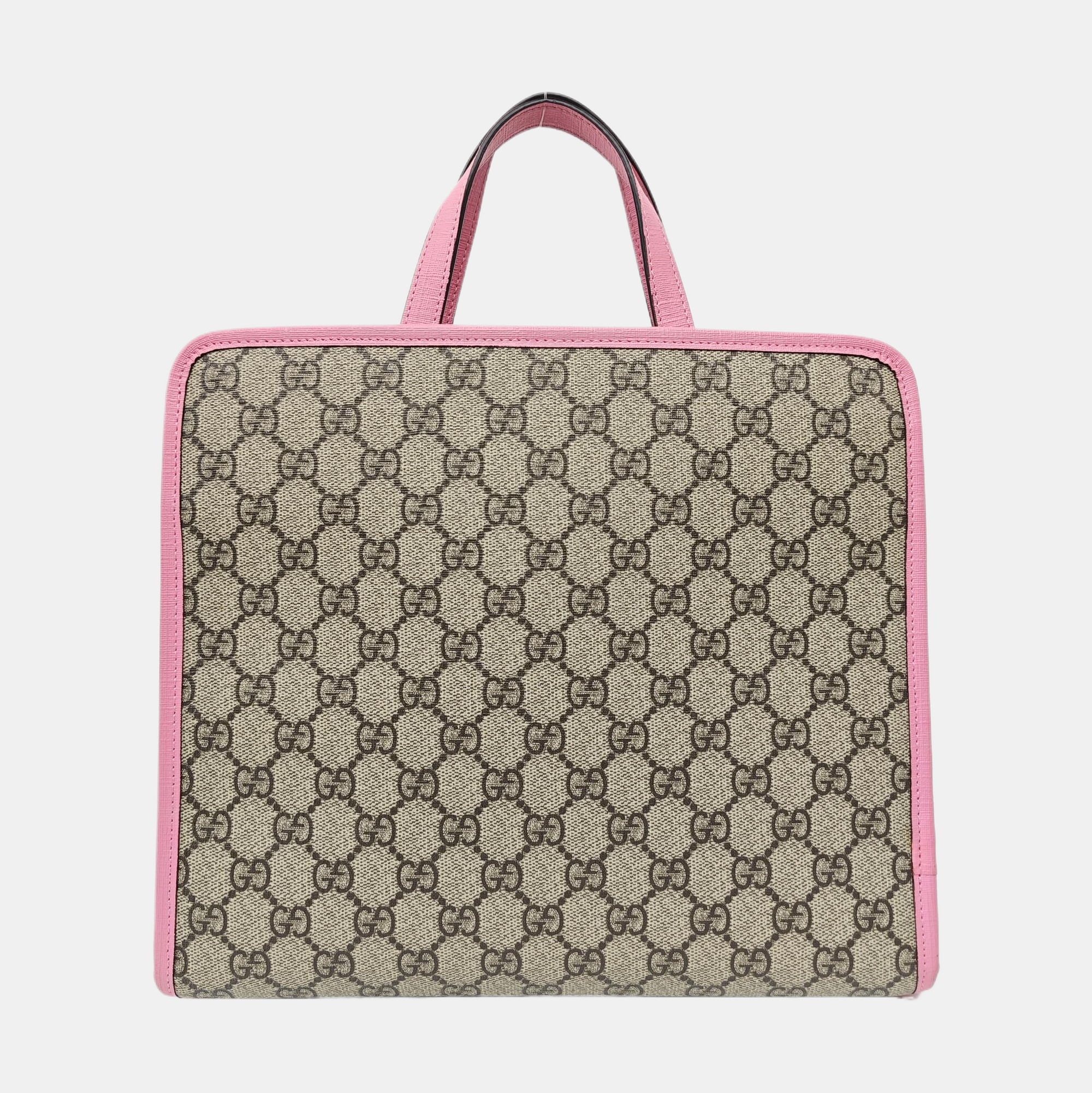 Children’s GG Bucket Monogram Coated Canvas Beige