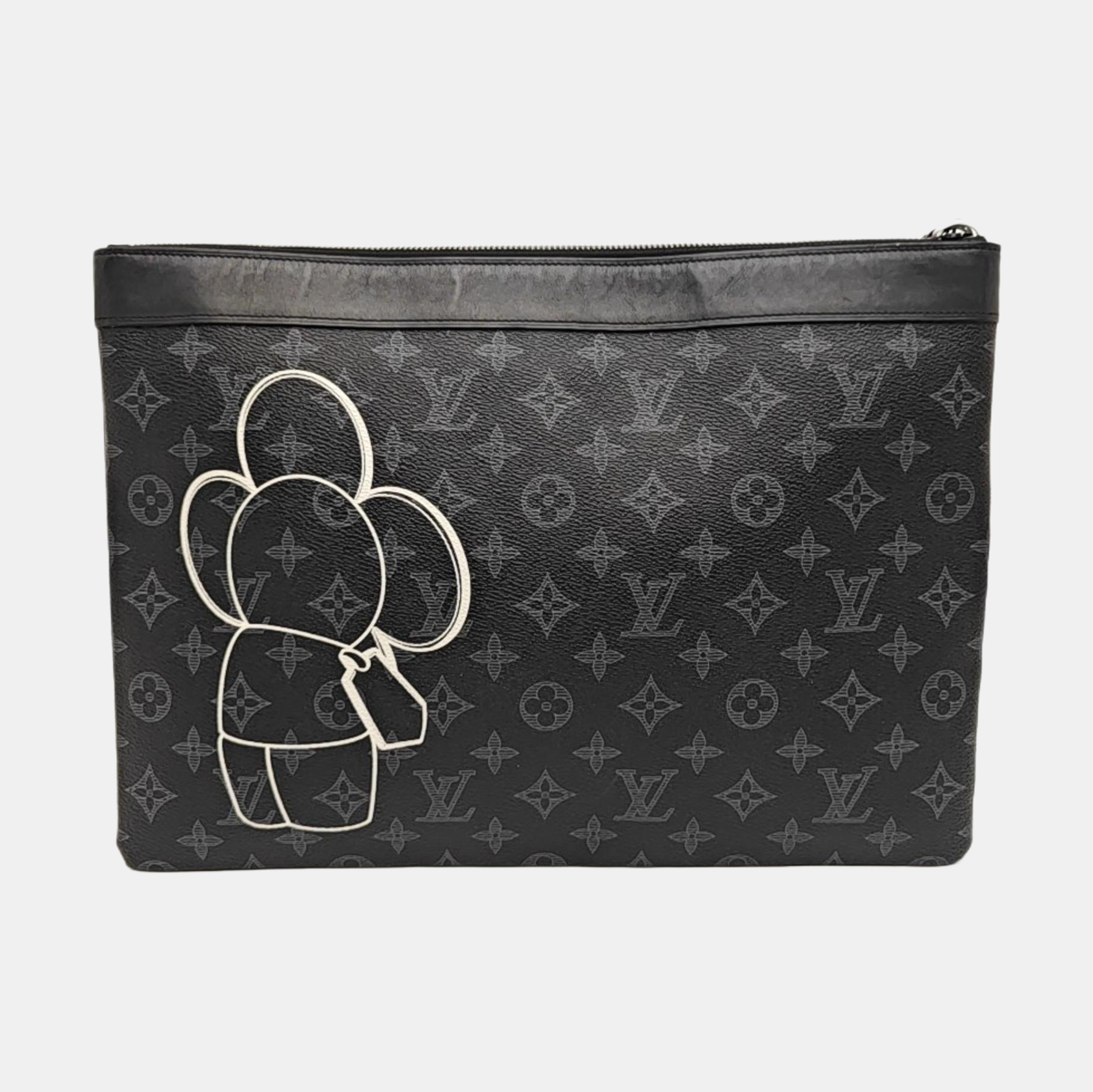 APOLLO GM Monogram Coated Canvas Black