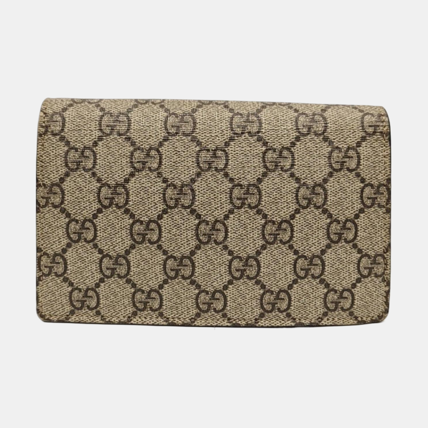 Dionysus Super Mini Monogram Coated Canvas Beige