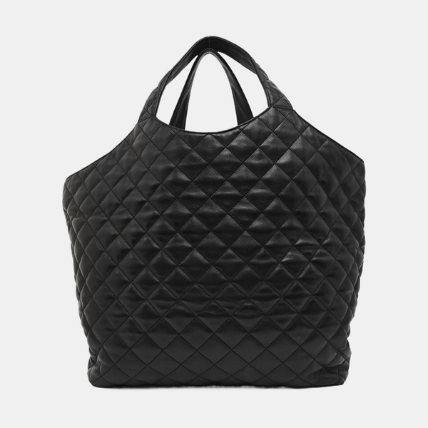 ICARE Extra Large Quilted Lambskin Black