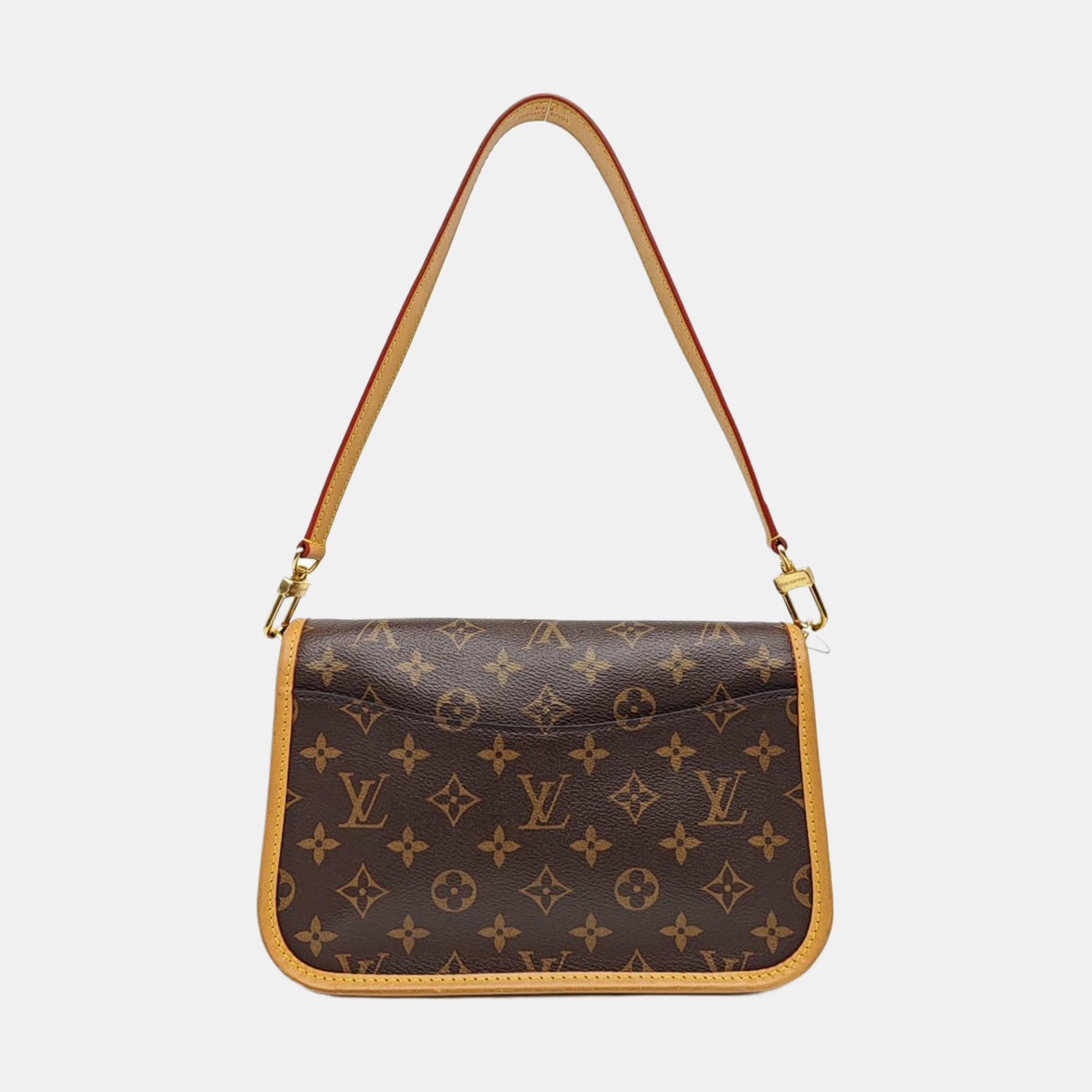 DIANE Monogram Coated Canvas Brown