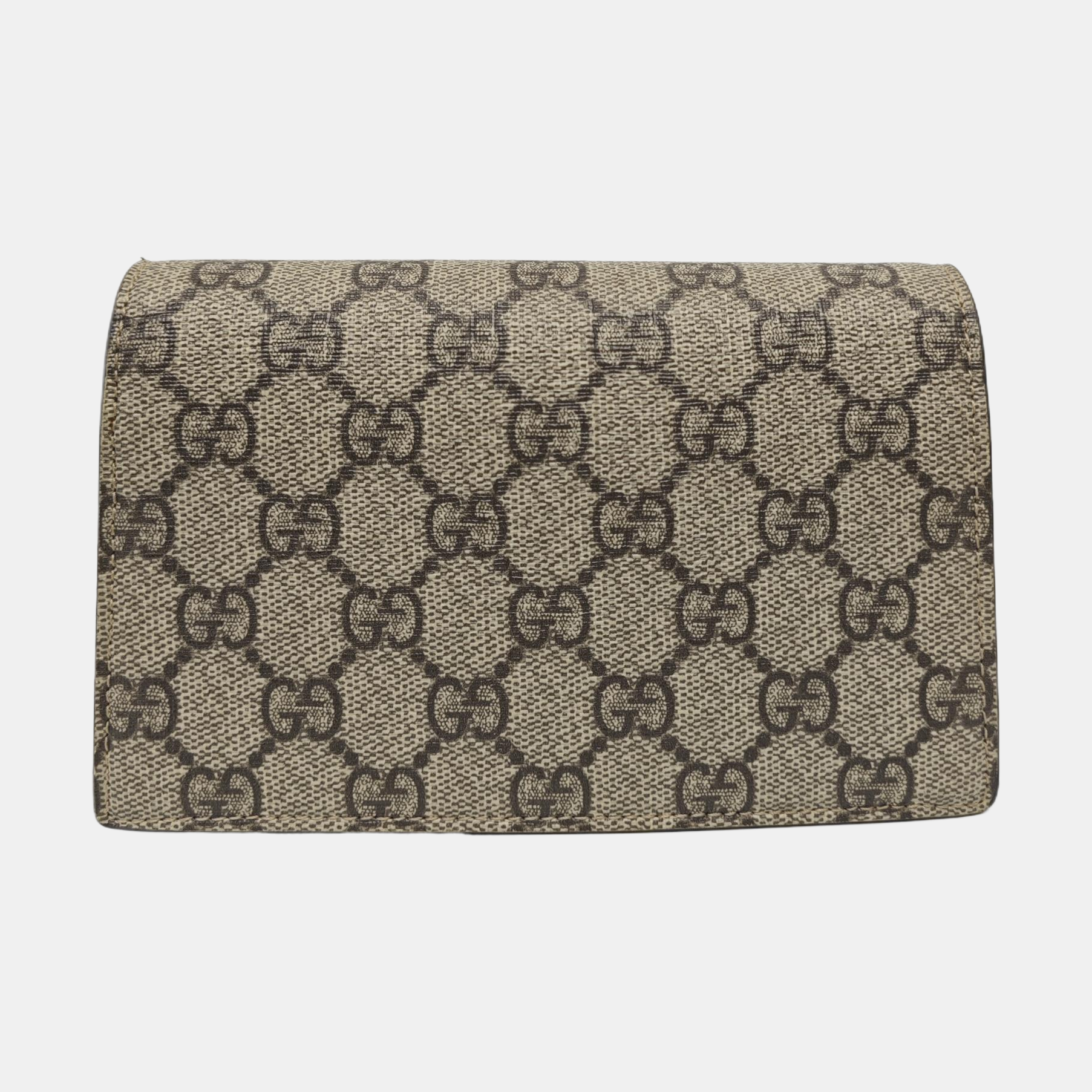 Dionysus Super Mini Monogram Coated Canvas Beige