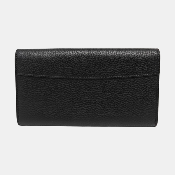CAPUCINES Mini Monogram Calfskin Black Wallet