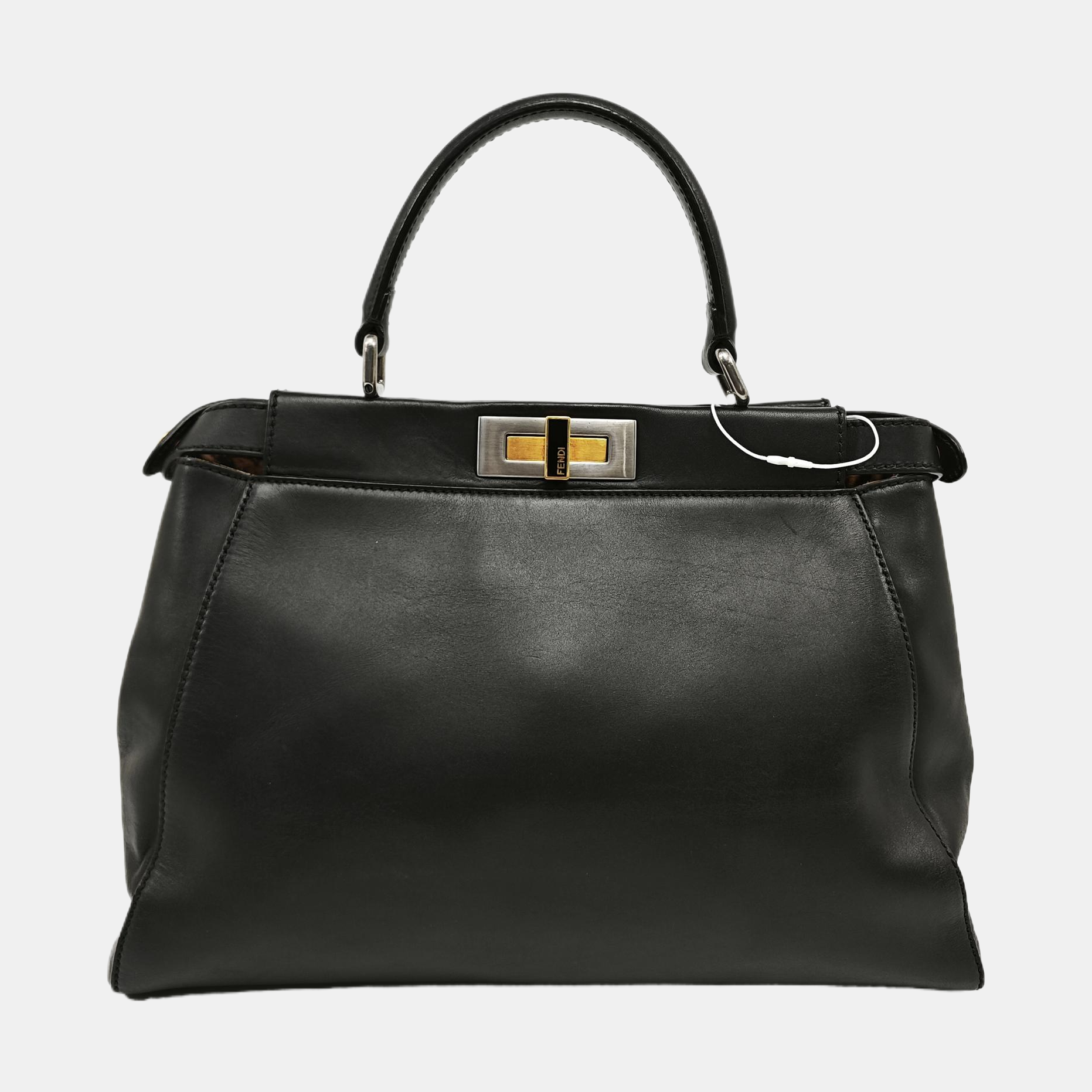 Peekaboo Medium Calfskin Black