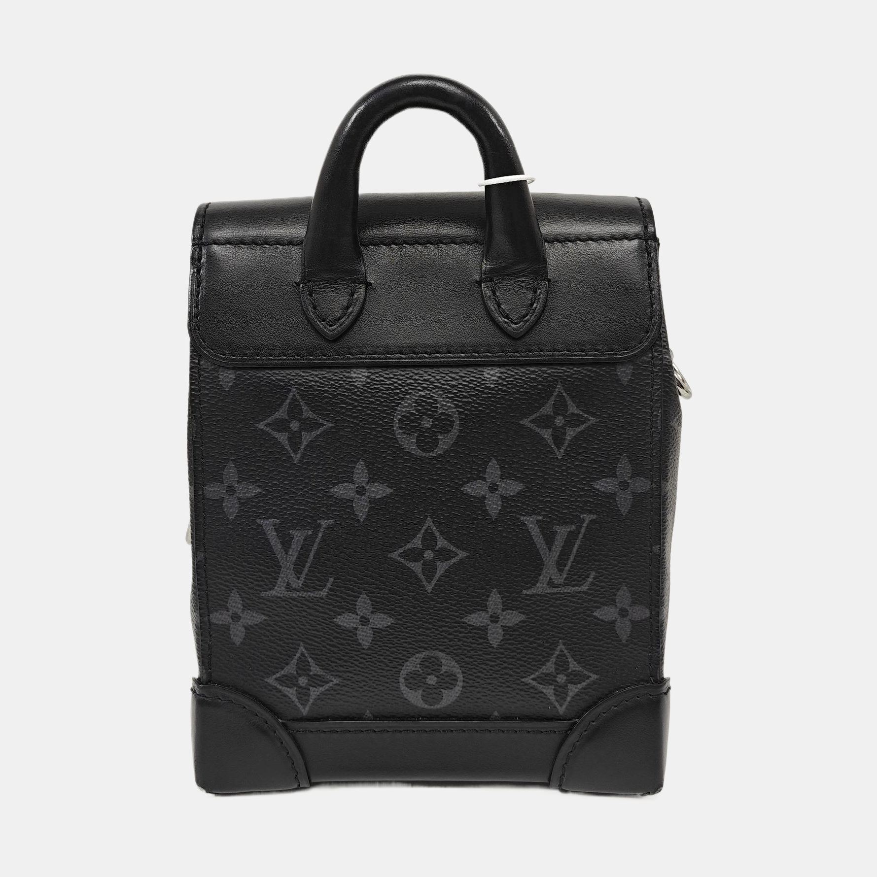 STEAMER Extra Small Monogram Coated Canvas Black