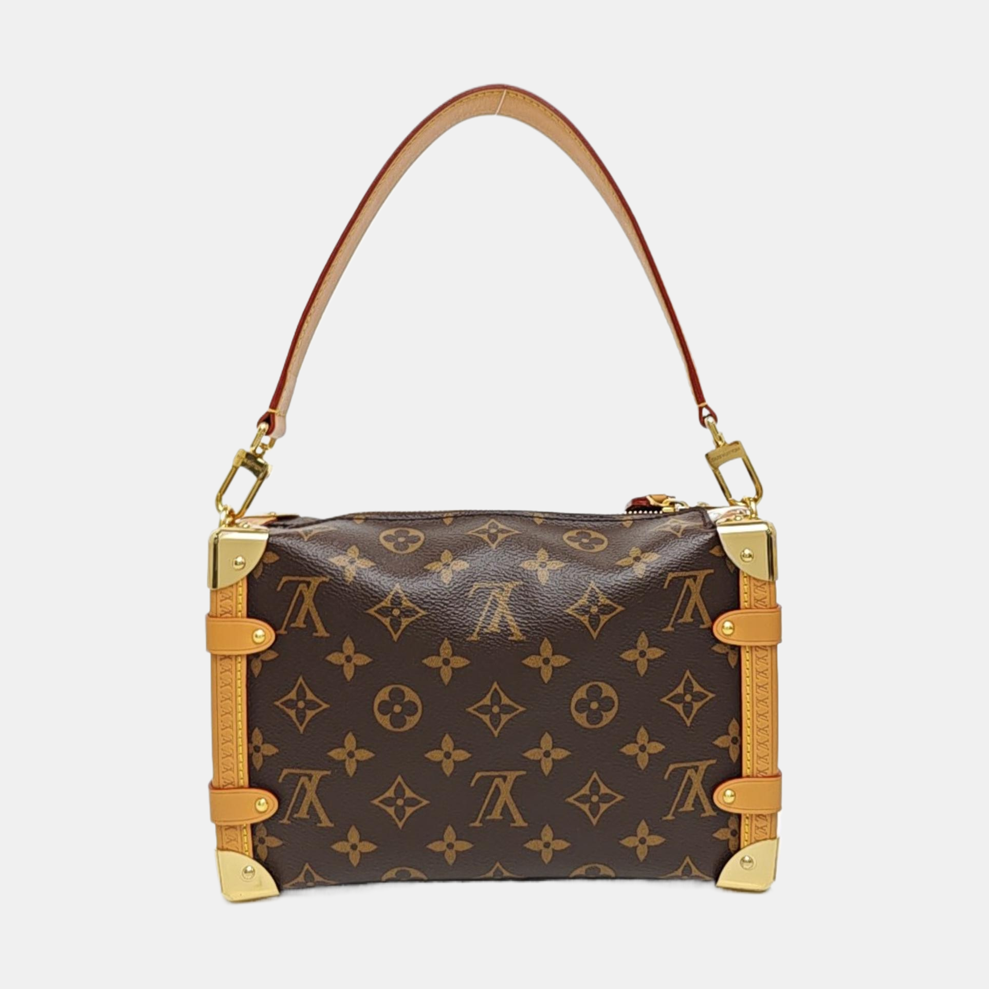SIDE TRUNK MM Monogram Coated Canvas Brown