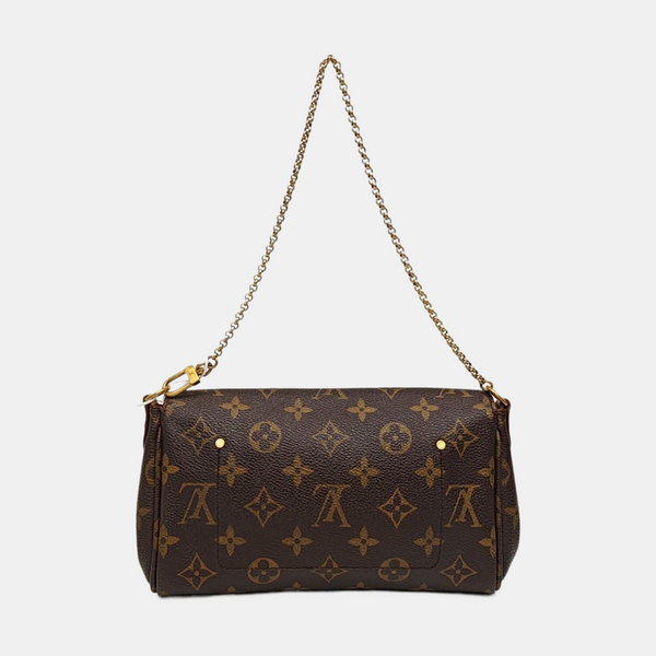 FAVORITE PM Monogram Coated Canvas Brown