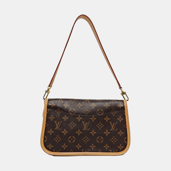 DIANE Monogram Coated Canvas Brown
