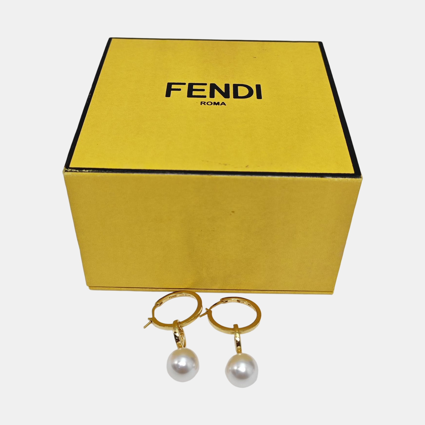 Metal Gold Stud Earrings