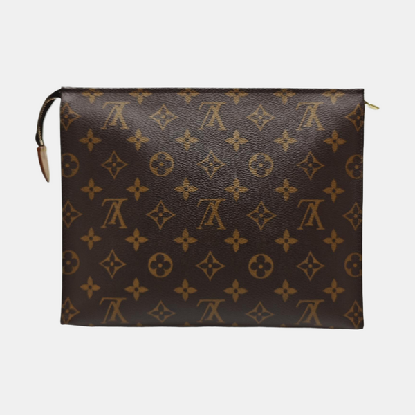 TOILET POCKET 26 Monogram Coated Canvas Brown