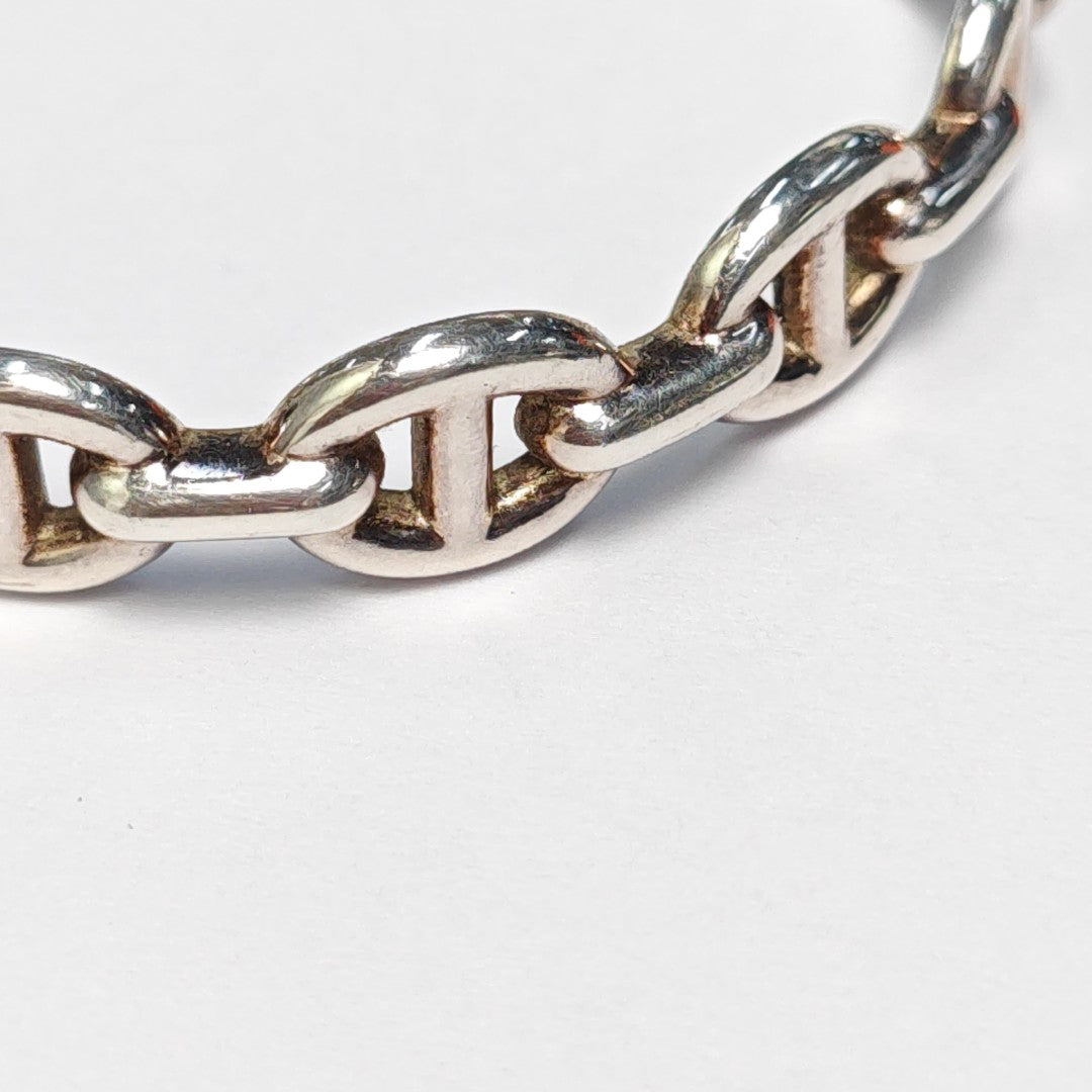 Chaine D'ancre Enchainee 925 Sterling Silver Bangle