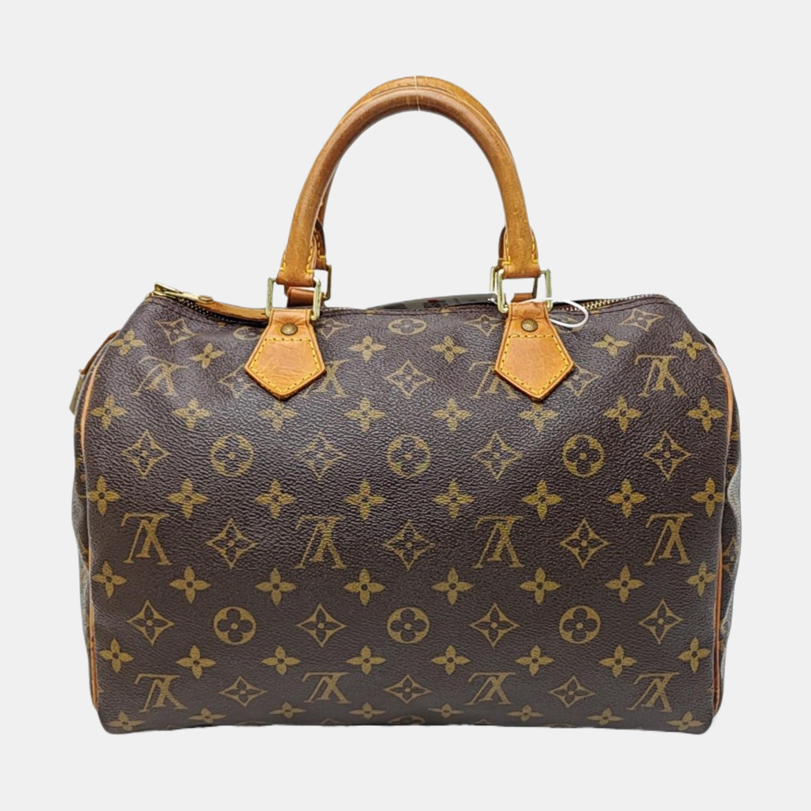 SPEEDY 30 Monogram Coated Canvas Brown