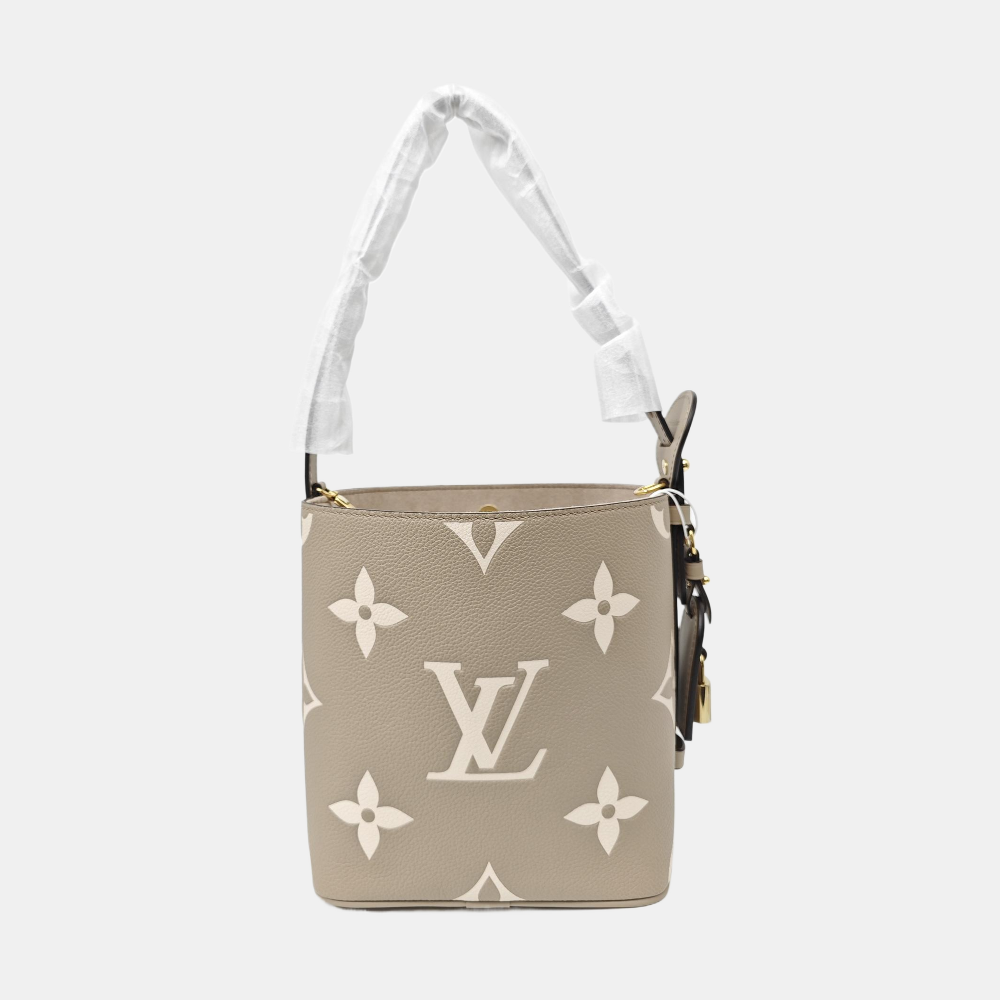 ALL IN BB Monogram Calfskin Gray