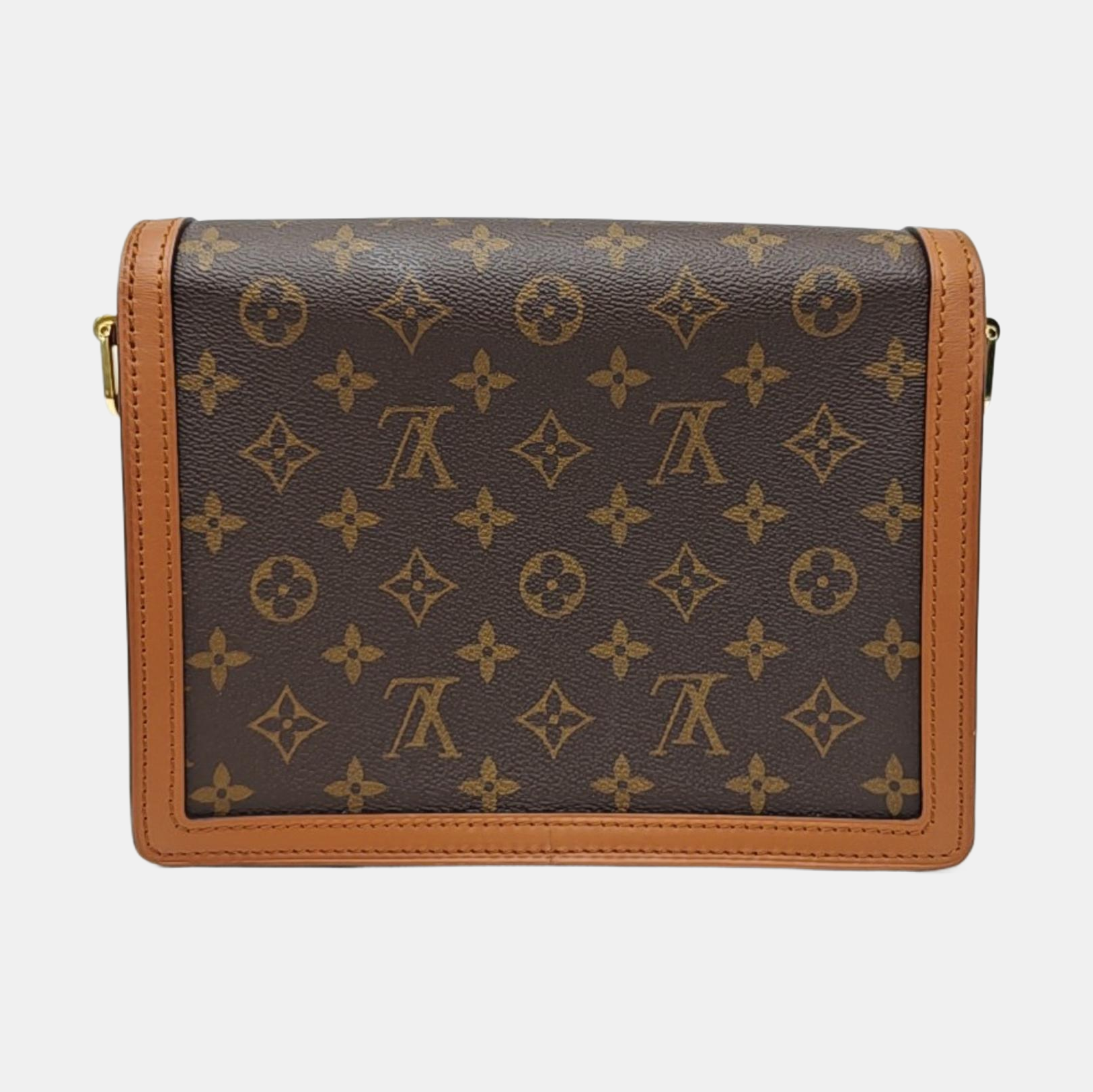 DAUPHINE MM Monogram Coated Canvas Brown
