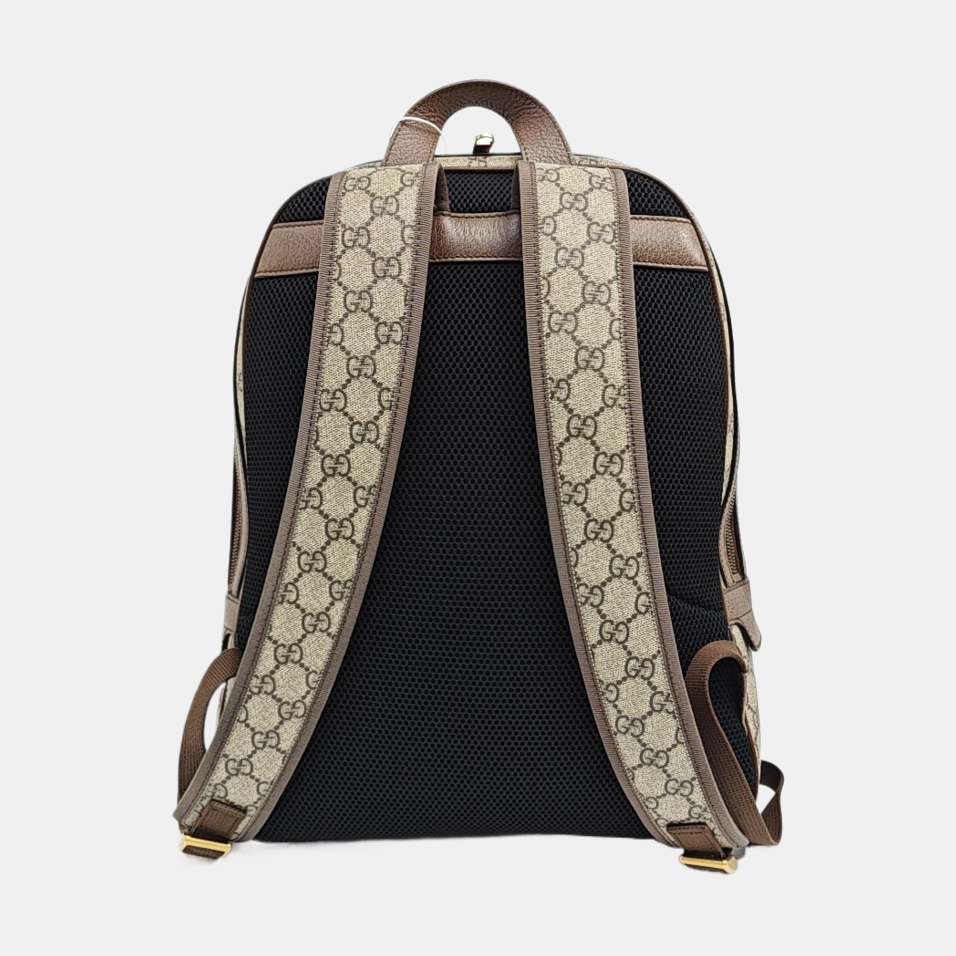 Ophidia Medium Monogram Coated Canvas Beige