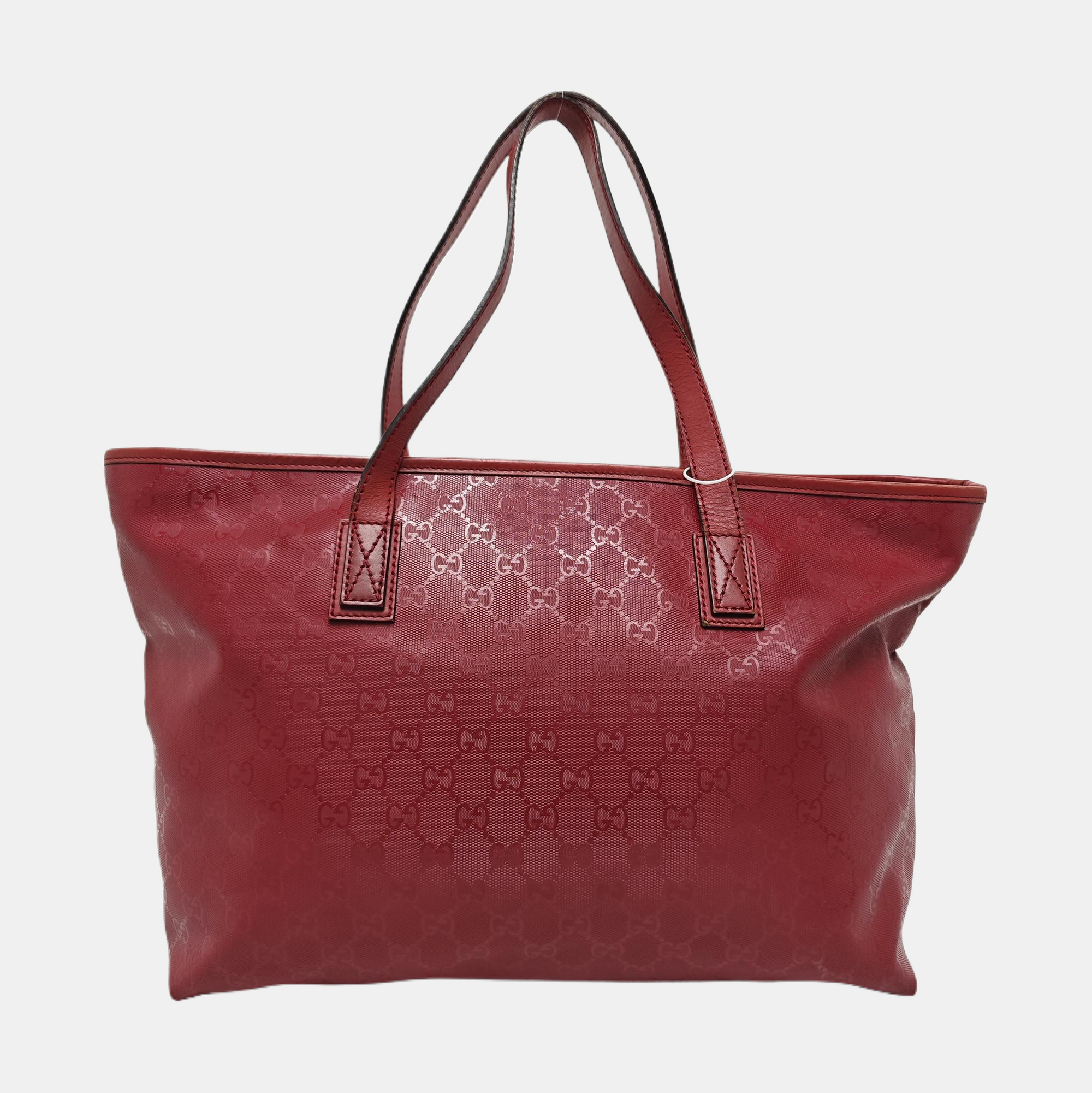 GG Imprime Monogram Coated Canvas Red