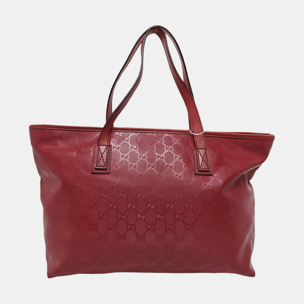 GG Imprime Monogram Coated Canvas Red
