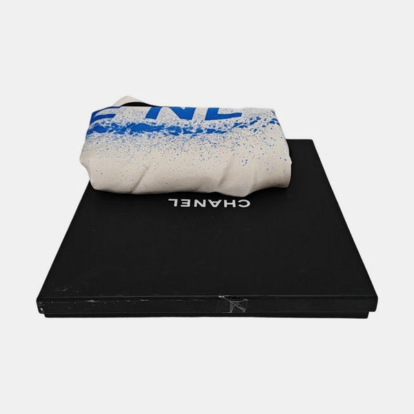 Pañuelo de seda de mora blanca