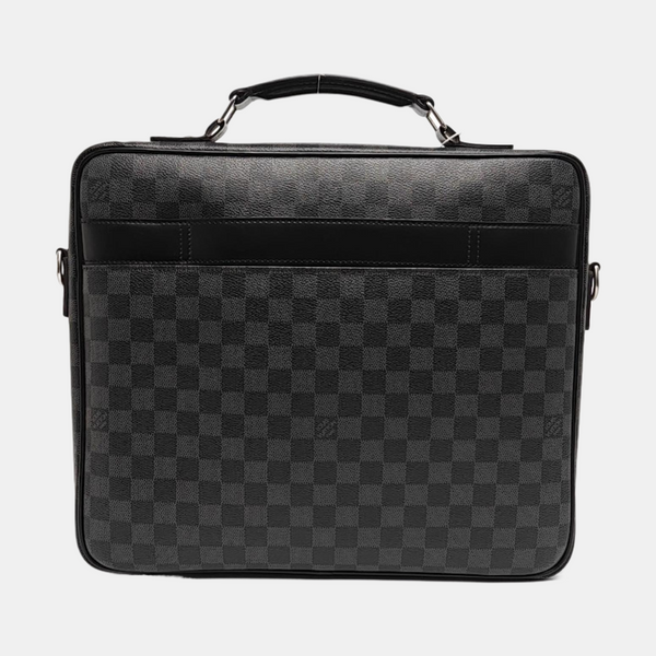 STEEVE Damier Graphite Coated Canvas Gray