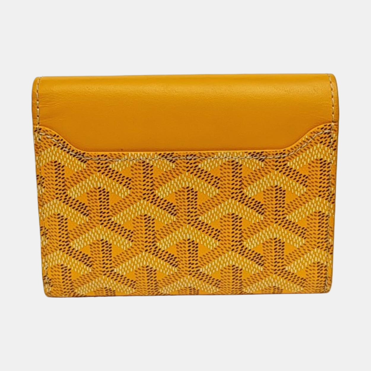 Saint-Marc Coated Canvas Yellow Wallet