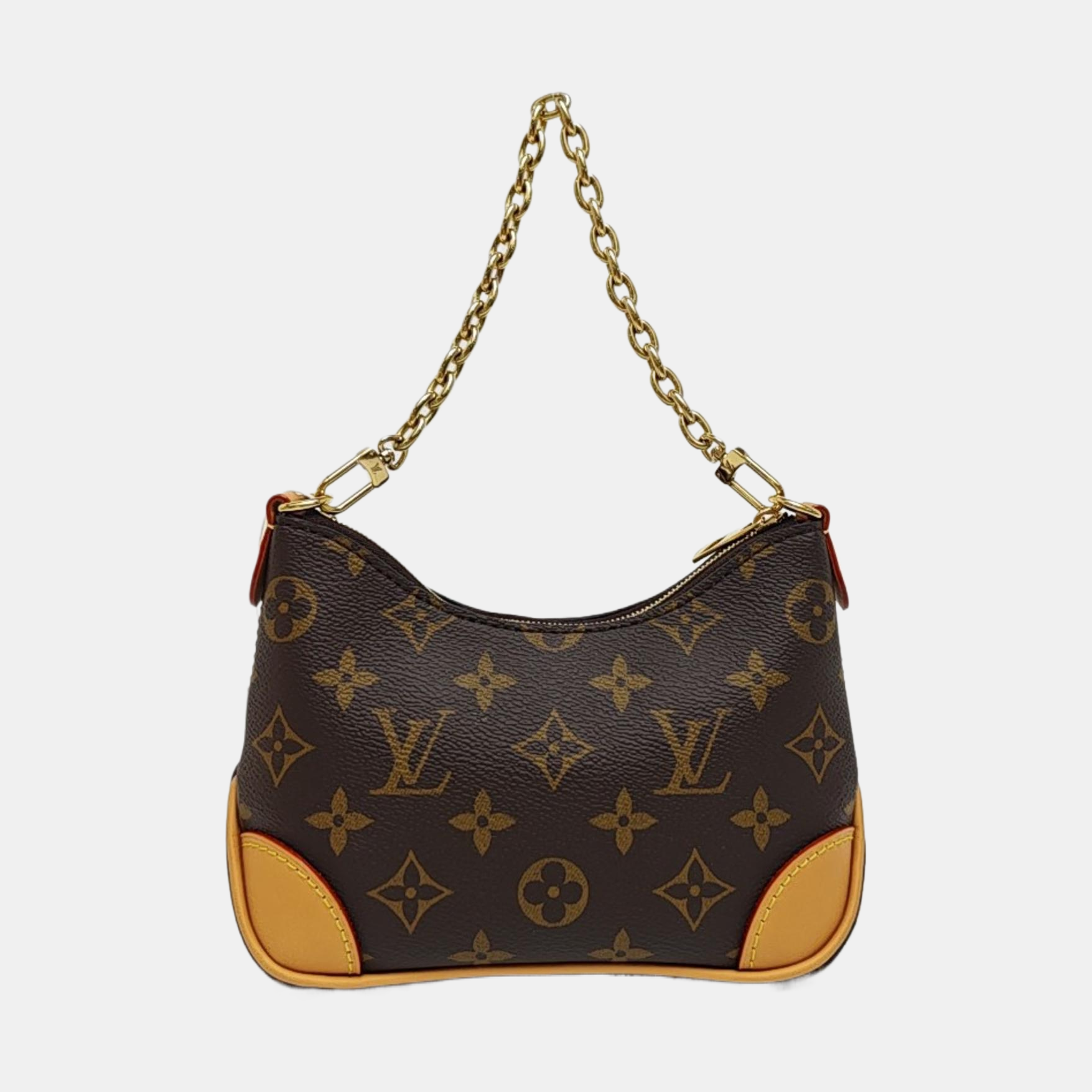 BOULOGNE Nano Monogram Coated Canvas Brown