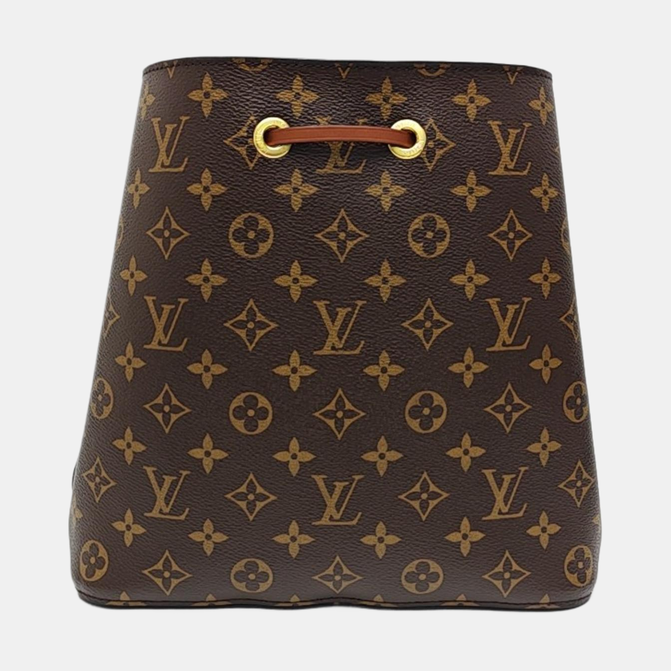 NÉONOÉ MM Monogram Coated Canvas Brown