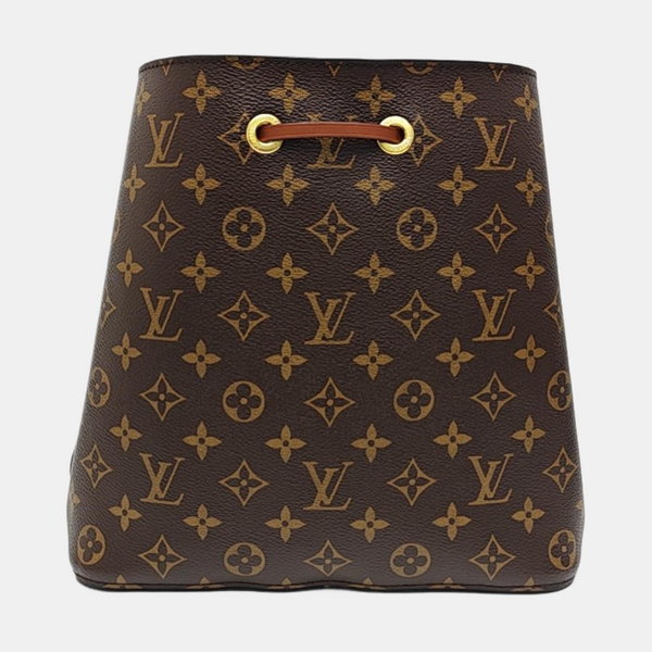 NÉONOÉ MM Monogram Coated Canvas Brown