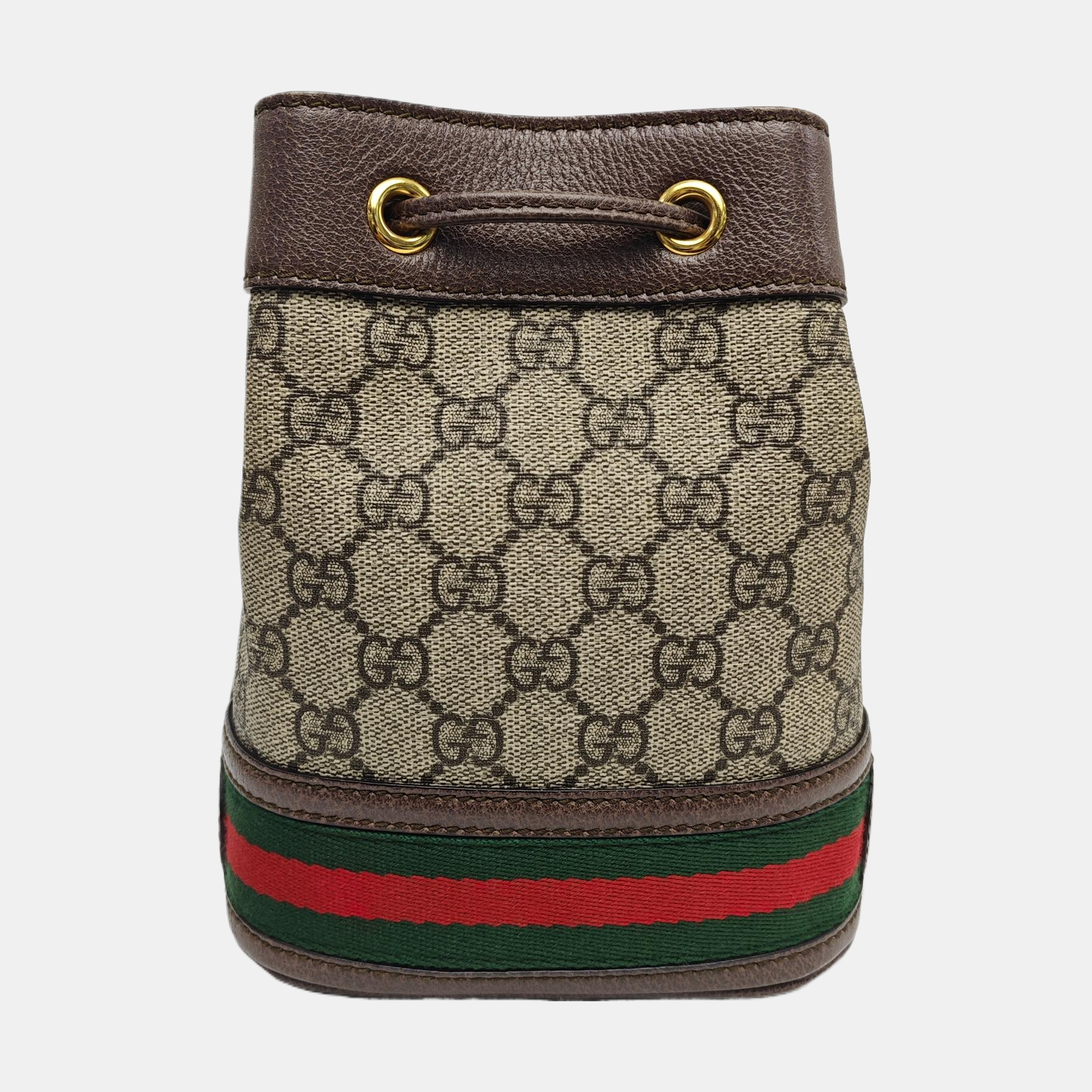 Ophidia Mini Monogram Coated Canvas Beige