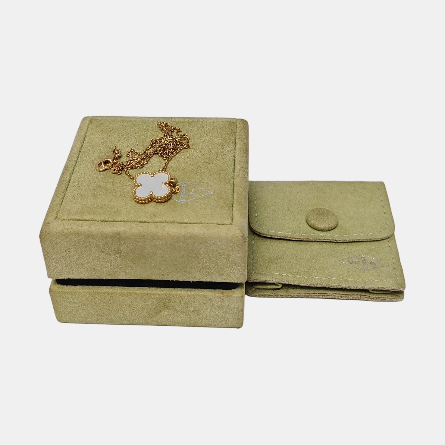 Vintage Alhambra 18k Gold Necklace