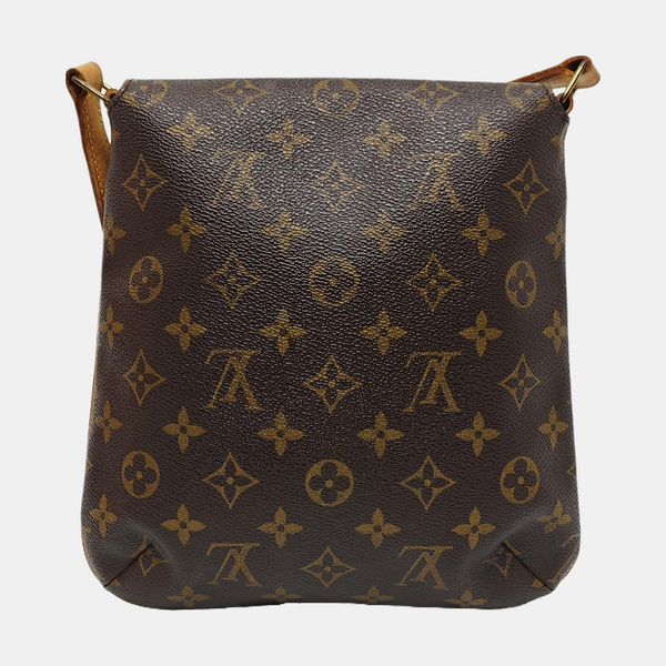 MUSETTE TANGO PM Monogram Coated Canvas Brown