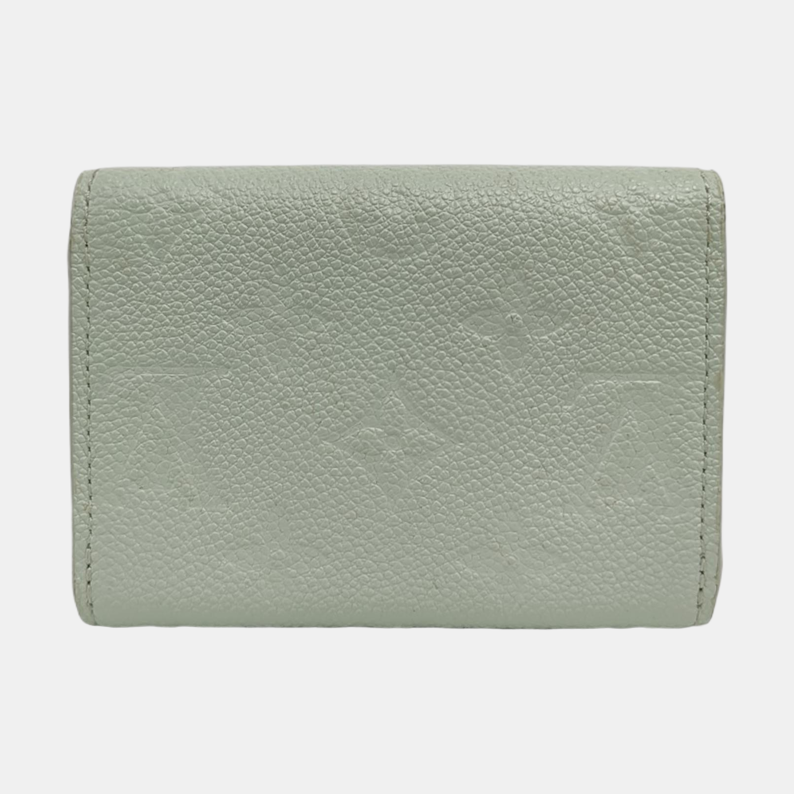 ROSALIE Monogram Calfskin Green Wallet