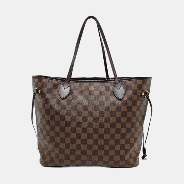NEVERFULL MM Damier Ebene Coated Canvas Brown